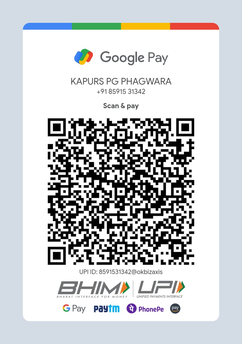 Scan to pay via Google Pay / UPI
